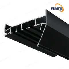 AS-SCP17 Hot-selling Smooth Track PVC Film Curtain Aluminum Profiles