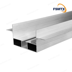 AS-SCP35 Embedded Installation Stretching Curtain aluminum profiles