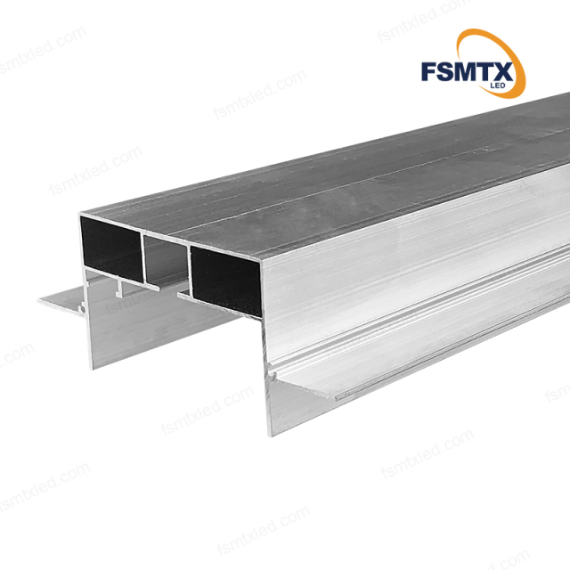 AS-SCP35 Embedded Installation Stretching Curtain aluminum profiles