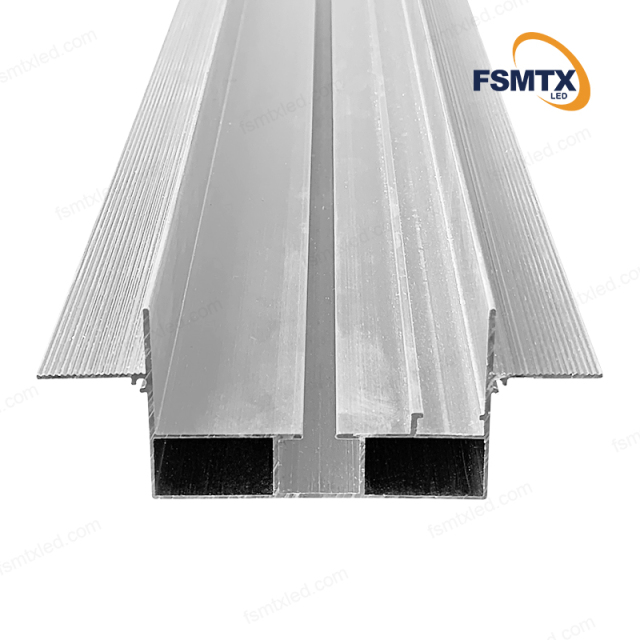 AS-SCP35 Embedded Installation Stretching Curtain aluminum profiles
