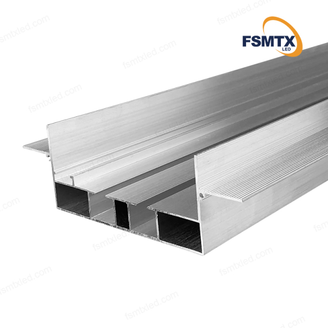 AS-SCP36 PVC Ceiling Curtain Rail Stretch Curtain Aluminum Profiles