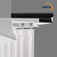 AS-SCP04 Kazakhstan Hot-selling Russia Hot-selling  Smooth Track Curtain Stretch Aluminium Material