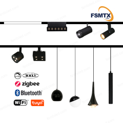Mobile phone control Single-color magnetic track light