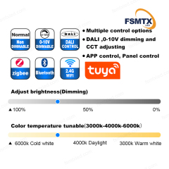 Mobile phone control Single-color magnetic track light