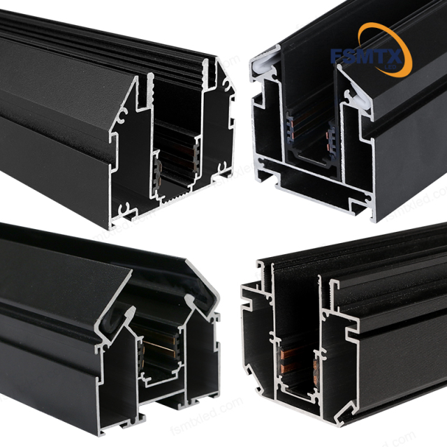 AS--MS01 Ukraine Hot-selling Magnetic Lamps Magnetic Track Stretch Aluminum Profile