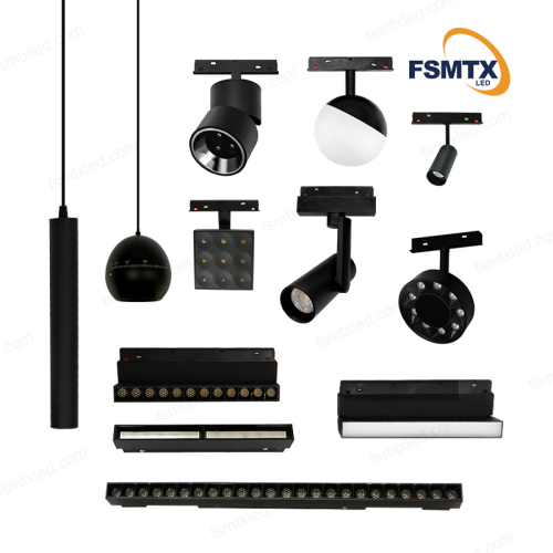 Mobile phone control Single-color magnetic track light