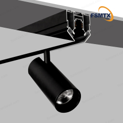 AS-MS01A  Hot-selling Magnetic Track LED Magnetic Base Lamp  Stretch Aluminum Profile