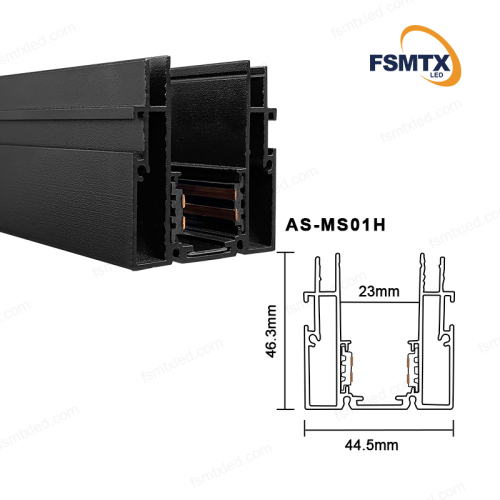 AS-MS01H LED Lighting Stretch Ceiling Magnetic Track.