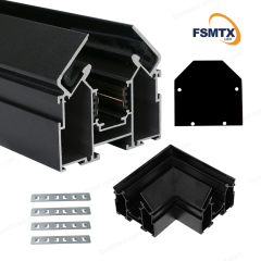 AS-MS01A  Hot-selling Magnetic Track LED Magnetic Base Lamp  Stretch Aluminum Profile