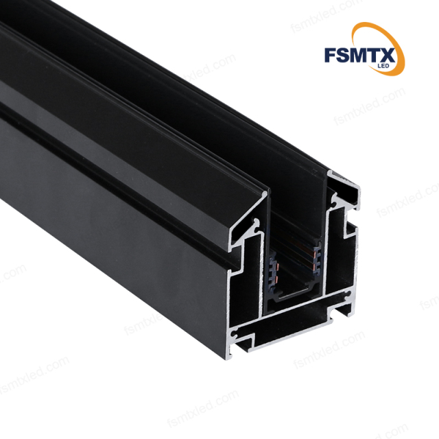 AS-MS01B Ukraine Hot-selling LED Track Light  Magnetic Track Stretching Aluminum Profile