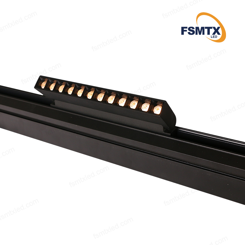 AS-MS01B Ukraine Hot-selling LED Track Light  Magnetic Track Stretching Aluminum Profile