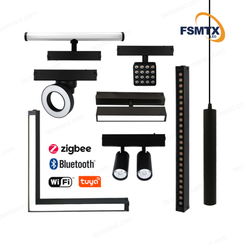 AS220V-25M Mobile phone Control LED Magnetic Track Light Led Downlight