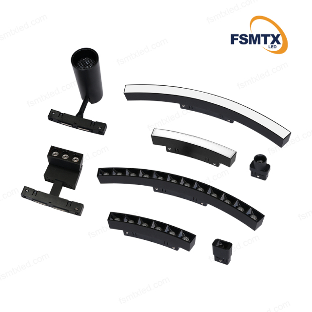 48V Circular Dimmable  Magnetic Track Light