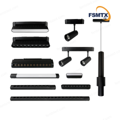 AS35 48V Ultra-thin Magnetic track light Magnetic spot light