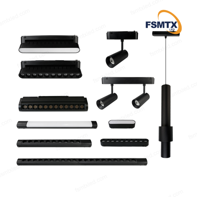 AS35 48V Ultra-thin Magnetic track light Magnetic spot light