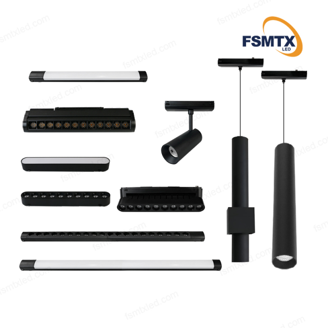 AS35 48V Ultra-thin Magnetic track light Magnetic spot light