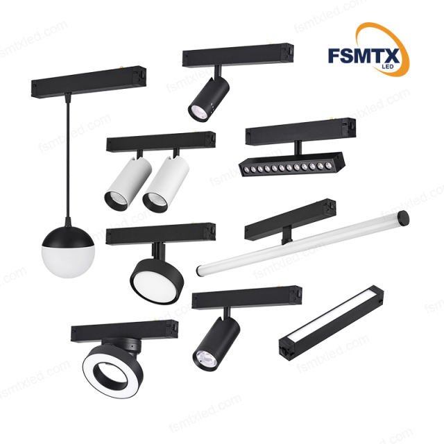 220V 24M Tuya App control Magnetic Track Light Magnetic Spot Light