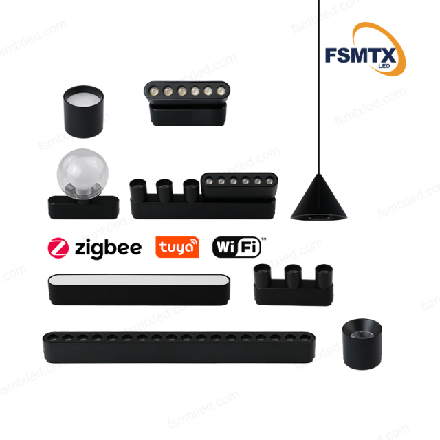 24V Ultra-Thin woven track Magnet Track Light