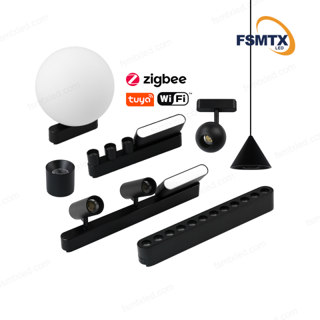 24V Ultra-Thin woven track Magnet Track Light