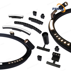 48V Circular Dimmable  Magnetic Track Light