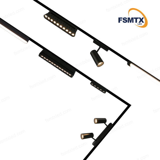 AS35 48V Ultra-thin Magnetic track light Magnetic spot light