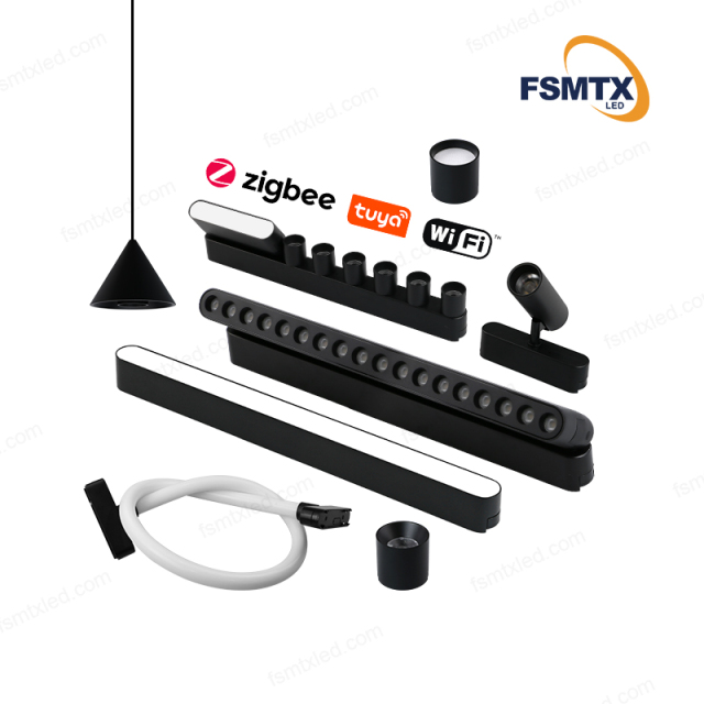 24V Ultra-Thin woven track Magnet Track Light