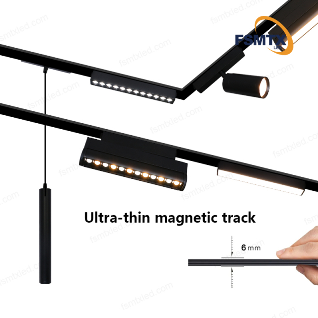 AS26  48V low-voltage 6mm Ultra-thin Magnetic track light