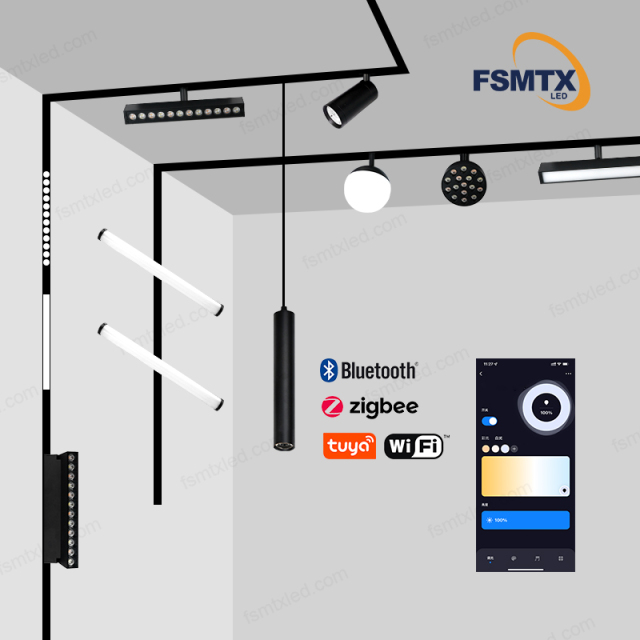 48V Smart control LED Magnetic Track Light