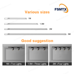 3 Wires 1 Phase LED Light Track