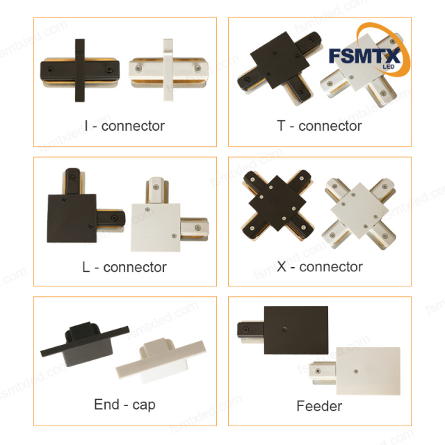 8204 Recessed 2 Wires Track Light Rail System