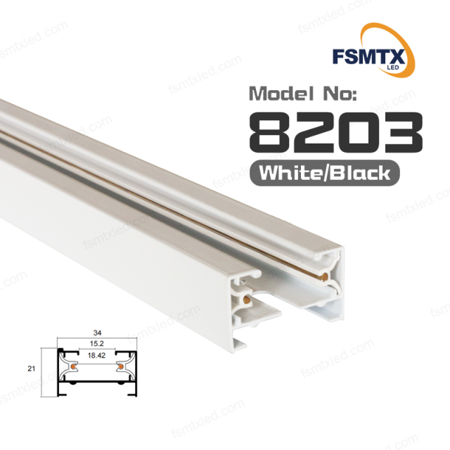 AS-8203/8205/8212 High Quality 2 Wire Led Track Rail