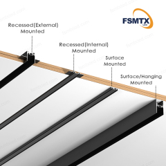 Ultra-Thin  6MM  Magnetic  track light  Magnetic Track