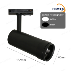 easily install COB Zoomable Narrow Beam LED Track Light