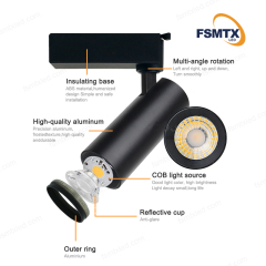 AS-7104 High CRI LED Track Lighting