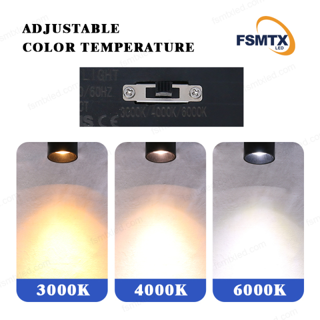 LED COB 3cct Dimmable Track Light