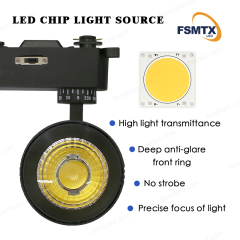 LED COB 3cct Dimmable Track Light