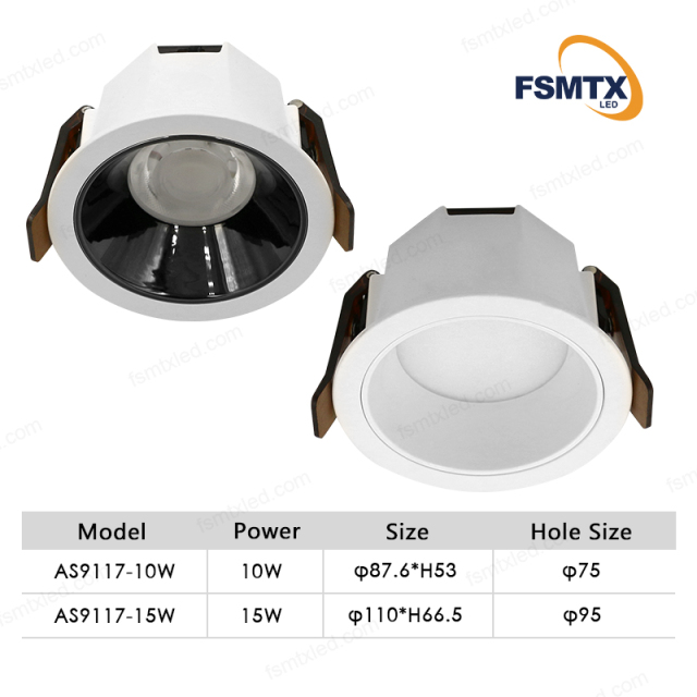 AS-9117 Embedded installation LED Ceiling Spotlight