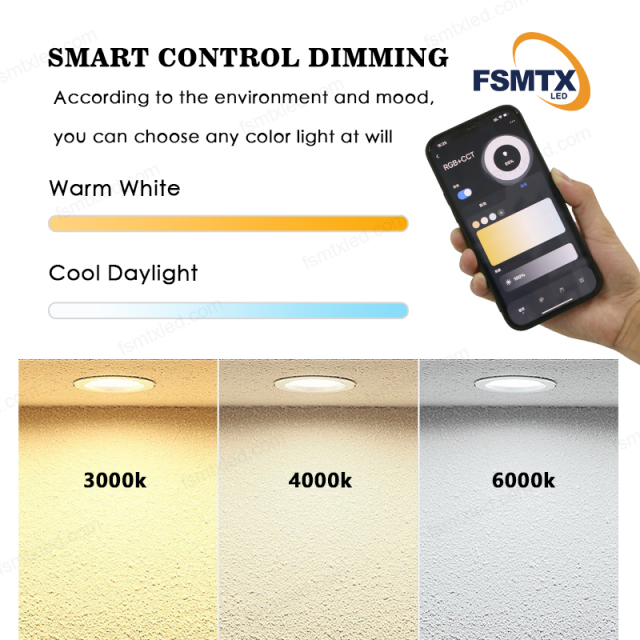 AS-9118 Bluetooth control Recessed Dimmable Downlight