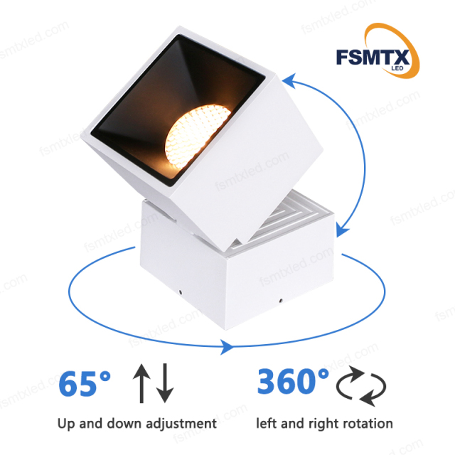 AS-3112 Round Adjustable COB spotlight