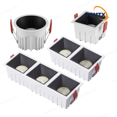 AS9138 Square Round Rectangle Downlight LED Spotlight