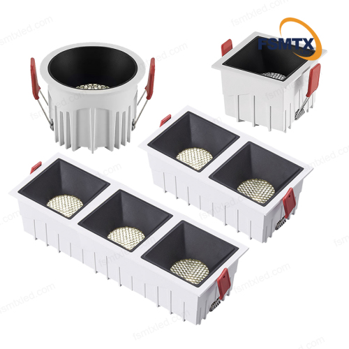 AS9138 Square Round Rectangle Downlight LED Spotlight