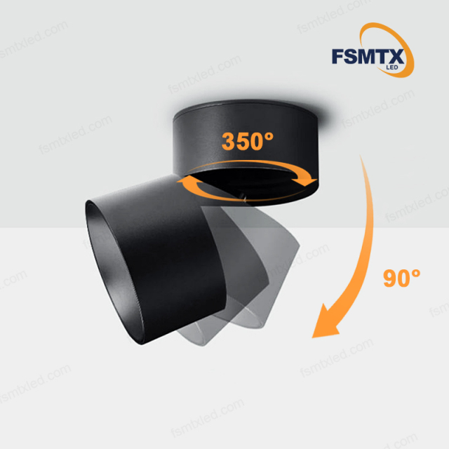 AS-3103 Rotatable Cylinder Spotlight