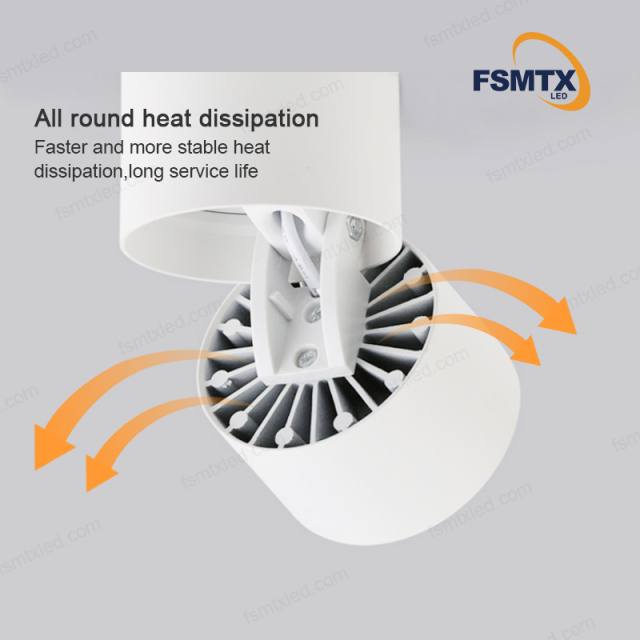 AS-3103 Rotatable Cylinder Spotlight