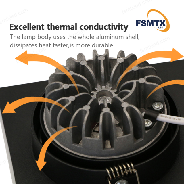 Rectangle Adjustable Downlights