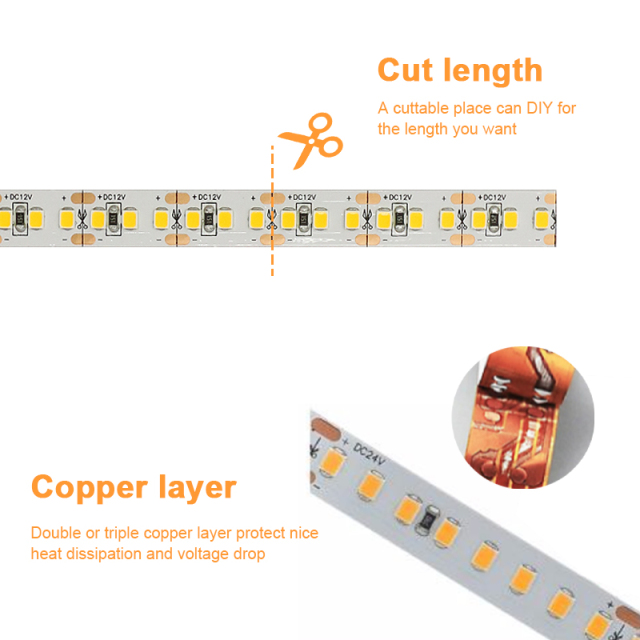 Waterproof Under Cabinet Led Strip Lighting Led Strip Lights For Bedroom 12v 24v Led Strip