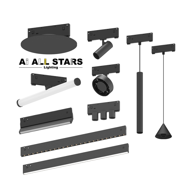 48V Low-voltage Ceiling Mounting Magnetic Line Floodlight Light