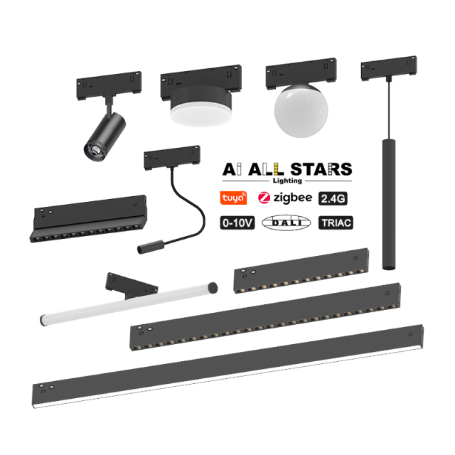 10mm Factory Direct Commercial Magnetic Track Folding Grille Light