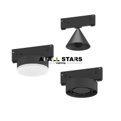 48V Low Voltage Magnetic Triangle Antiglare Surface mounted Lamp