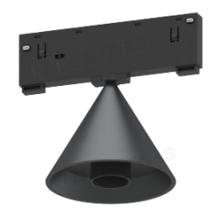 48V Low Voltage Magnetic Triangle Antiglare Surface mounted Lamp