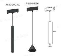 Pvc Ceiling Film Surface Mount 48V Ultra-thin Magnetic Pendant Light